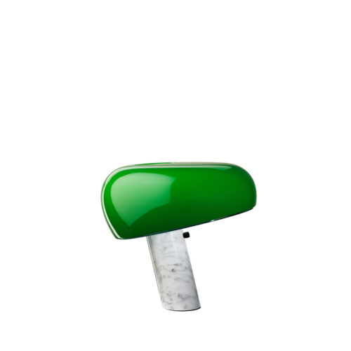Snoopy table light in green by Flos