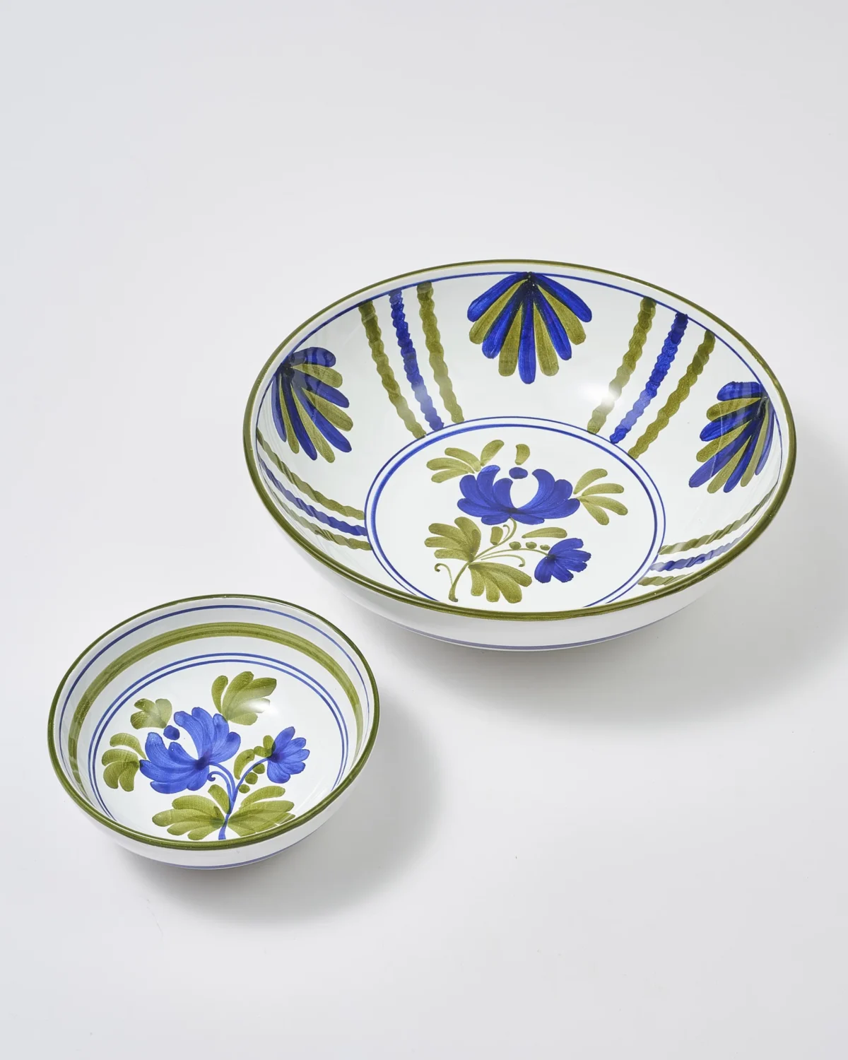 Blossom Salad Bowl Blue