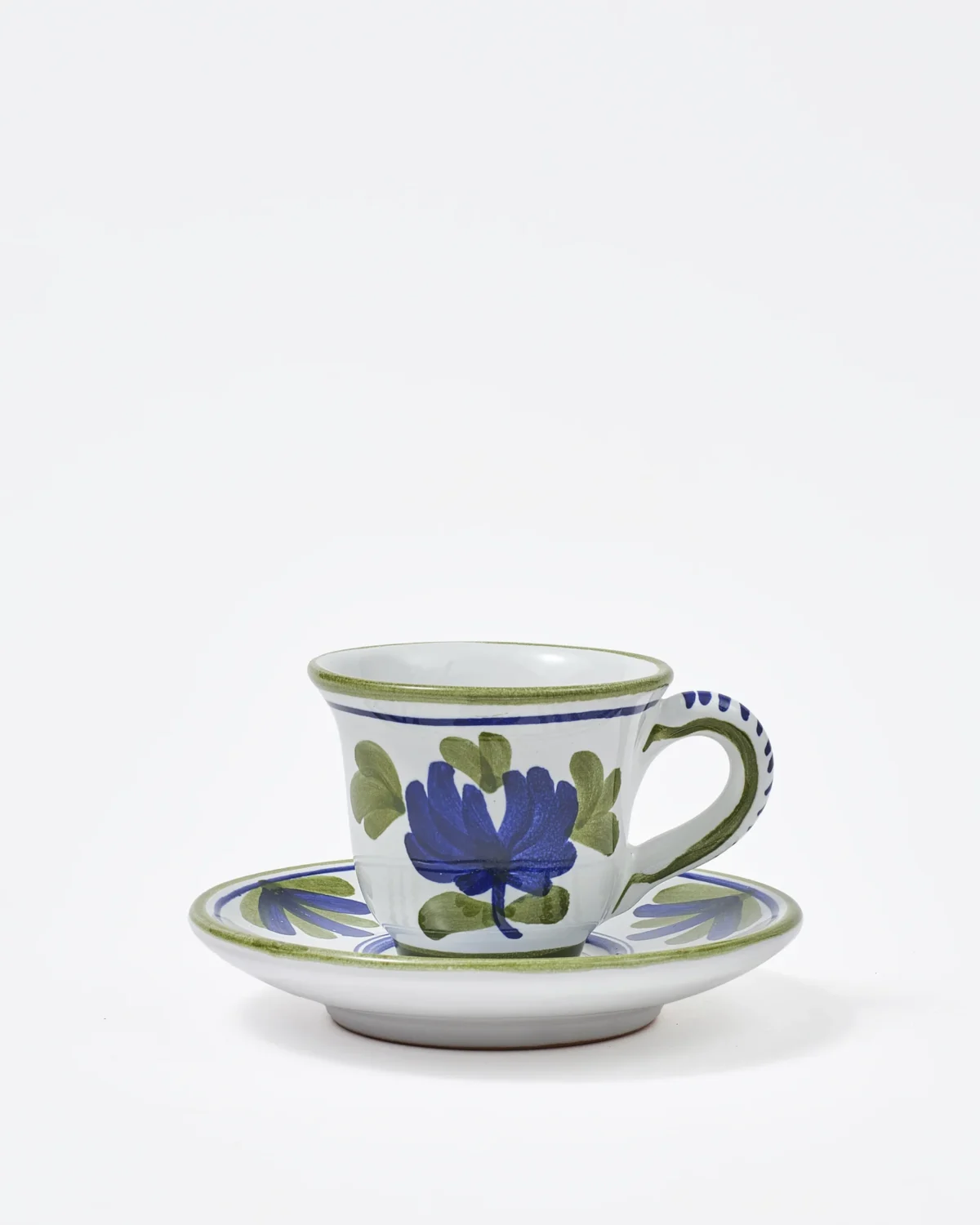 Blossom Espresso Cup and Saucer Blue