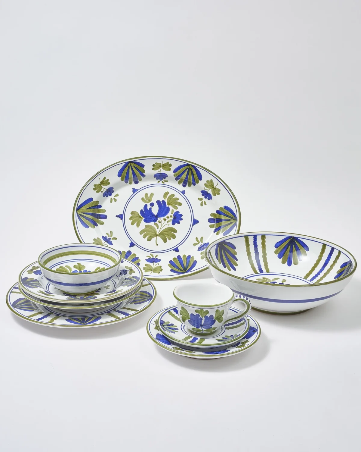 Blossom Salad Bowl Blue