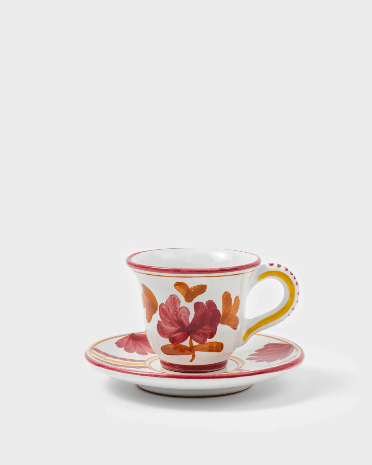 Blossom Espresso Cup and Saucer Yellow
