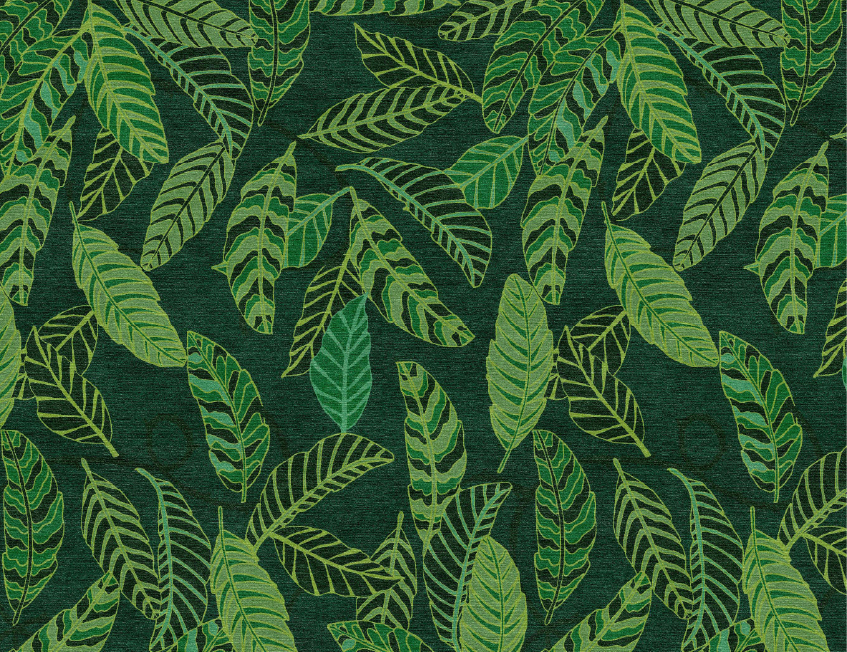 BOTANICAL GREEN RUG