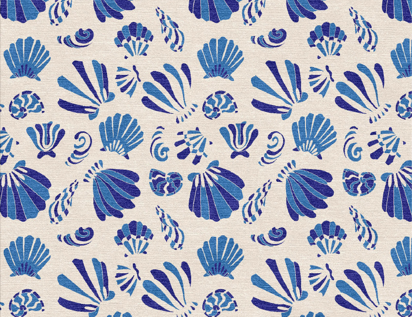 SHELLS WHITE RUG