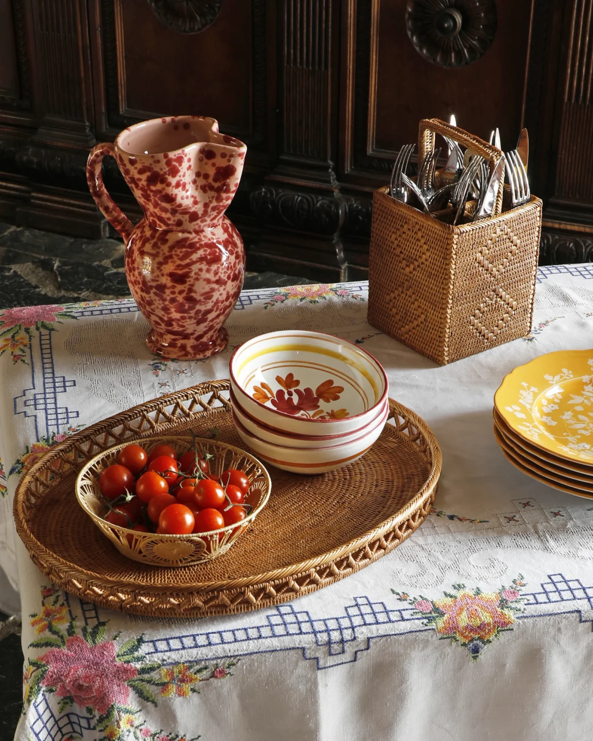 Speckled Pitcher, pink