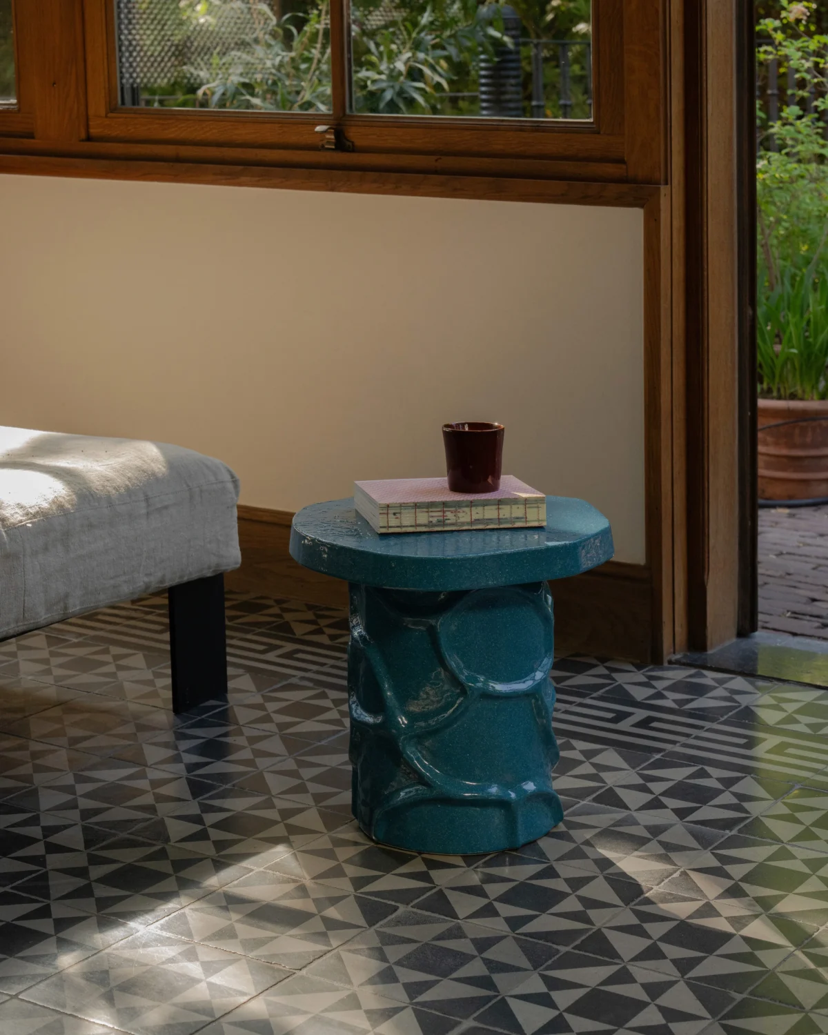 Side table 07 Mena blue