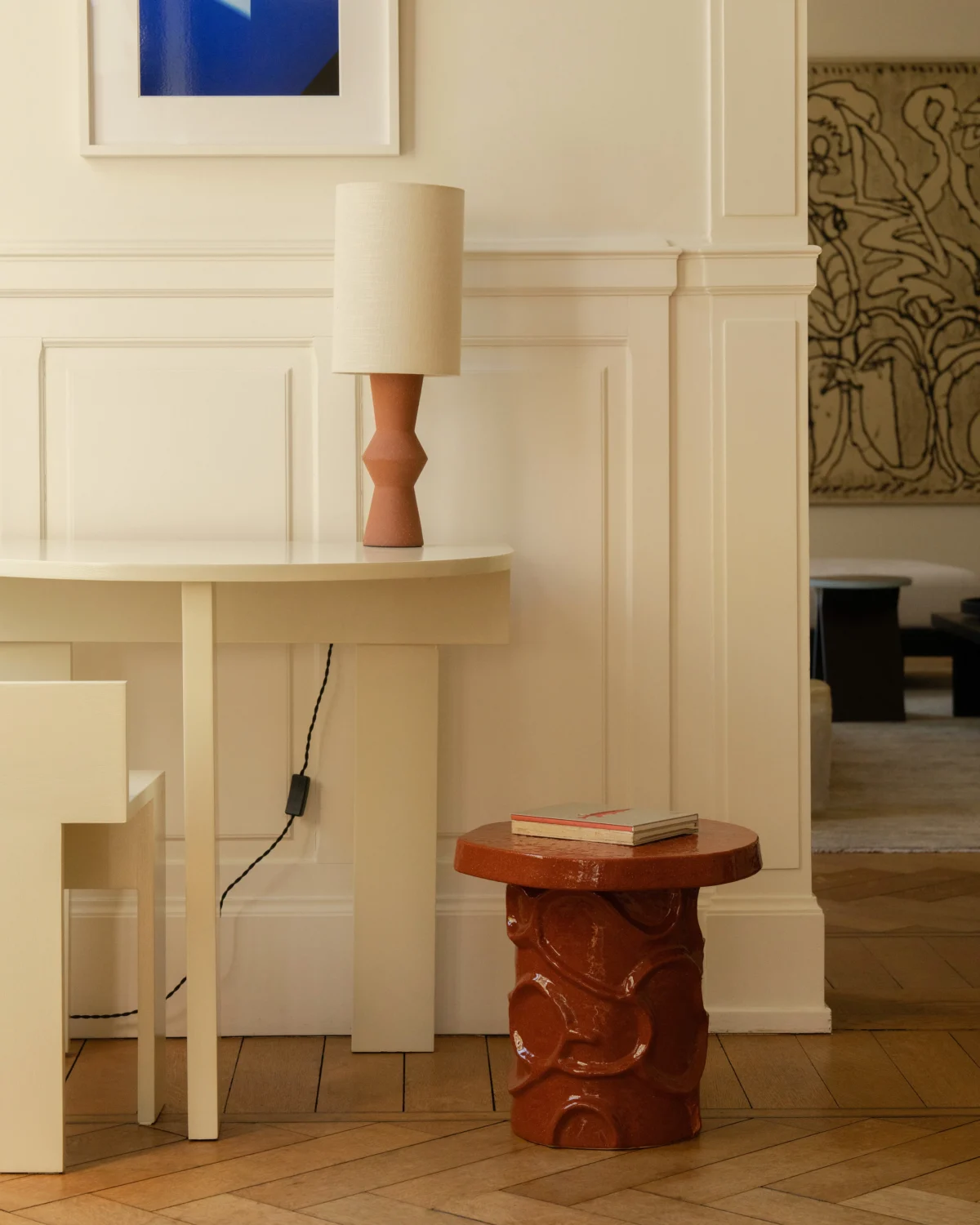 Side table 07 Mena rust