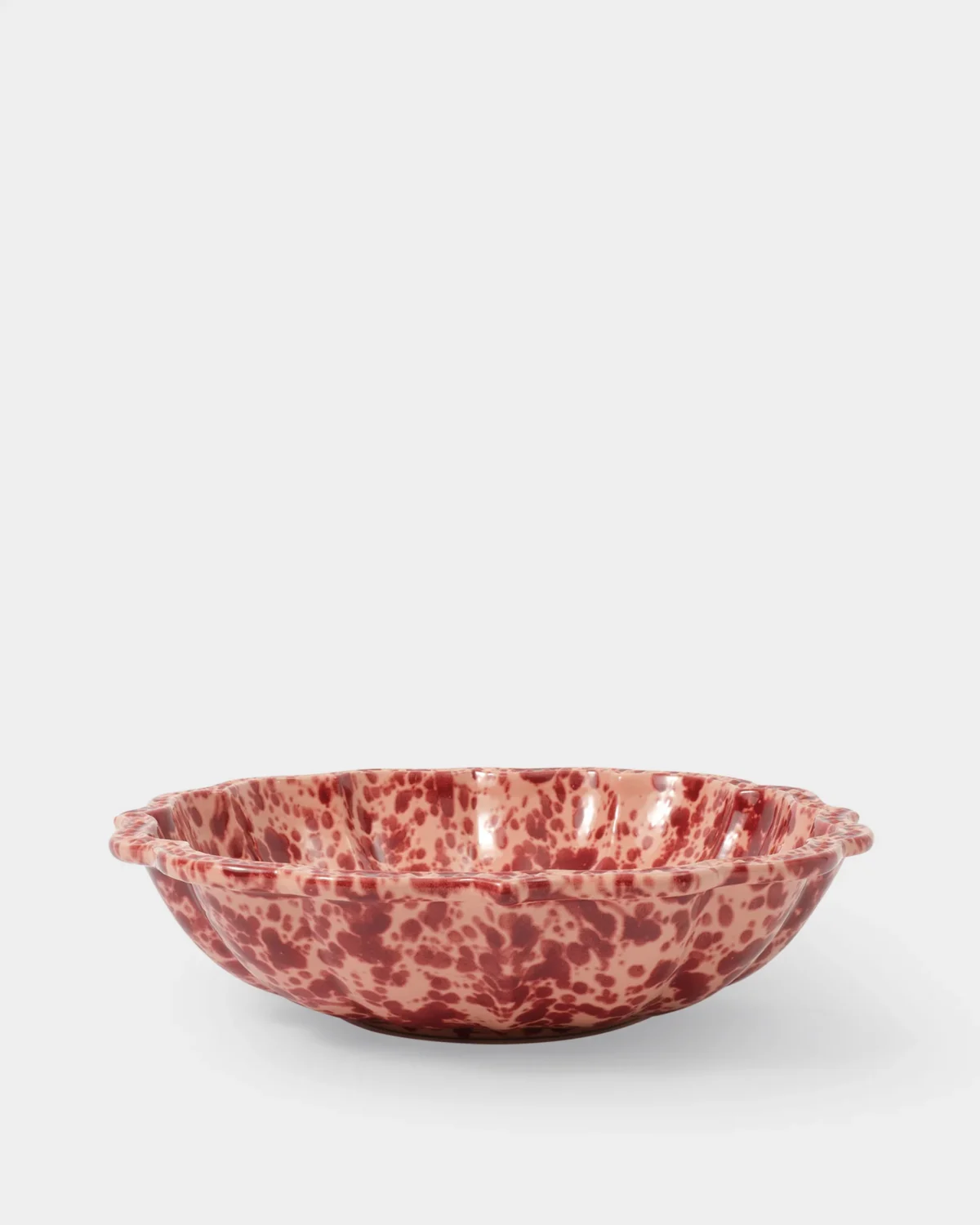Speckled Serving Bowl, Pink