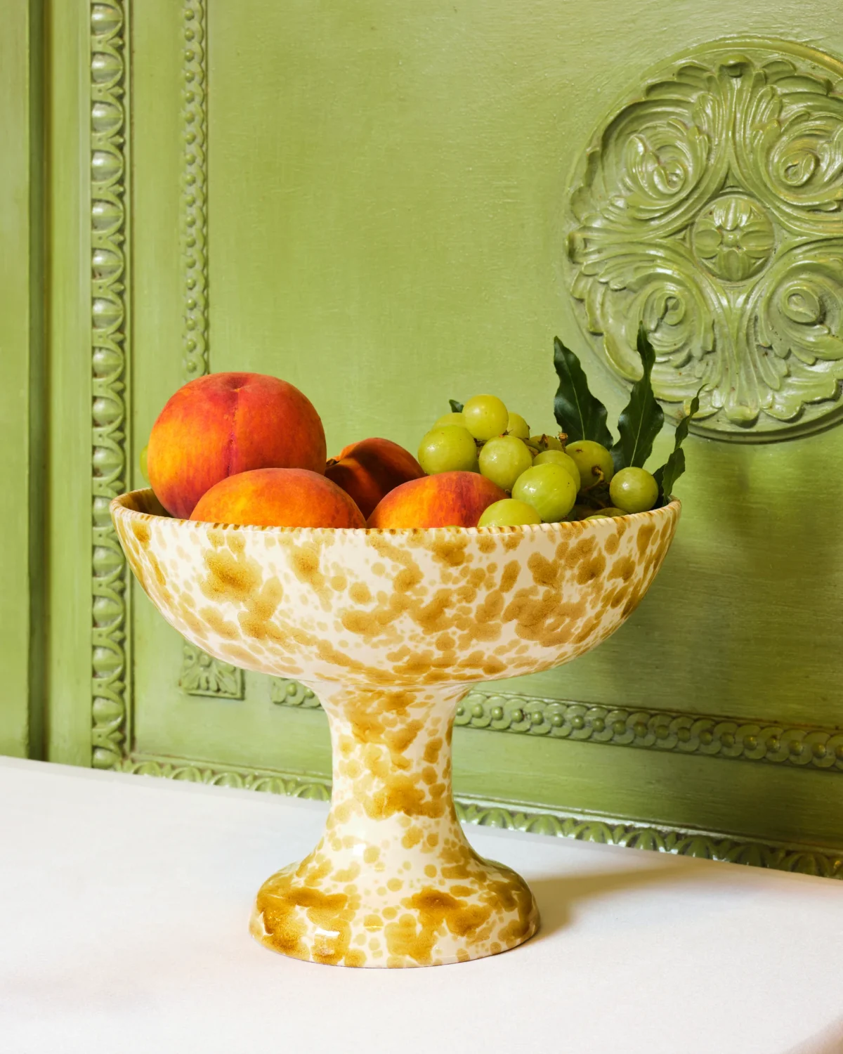 Speckled Fruit Stand, yellow
