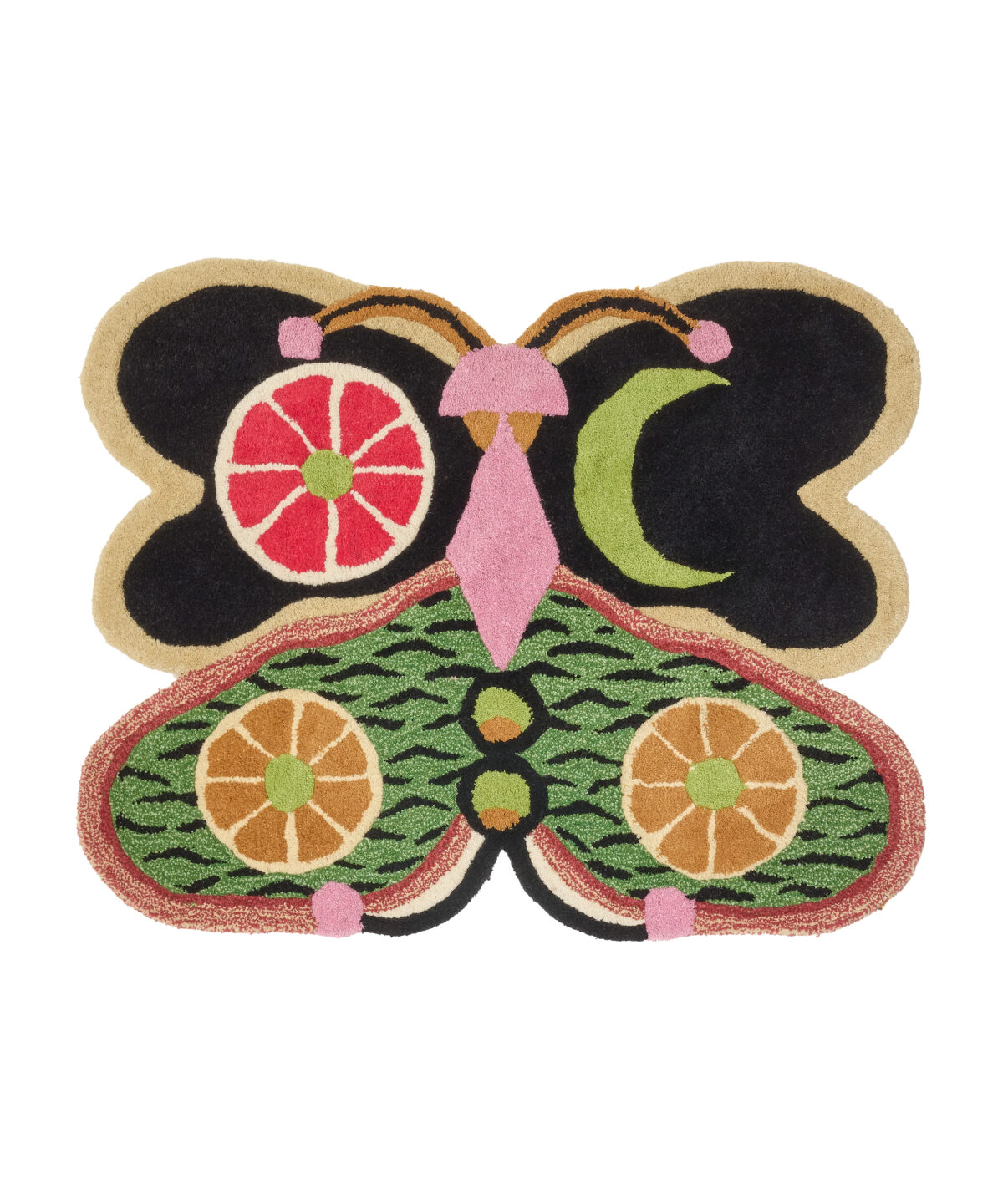Tip Top Tiger Butterfly Rug Large