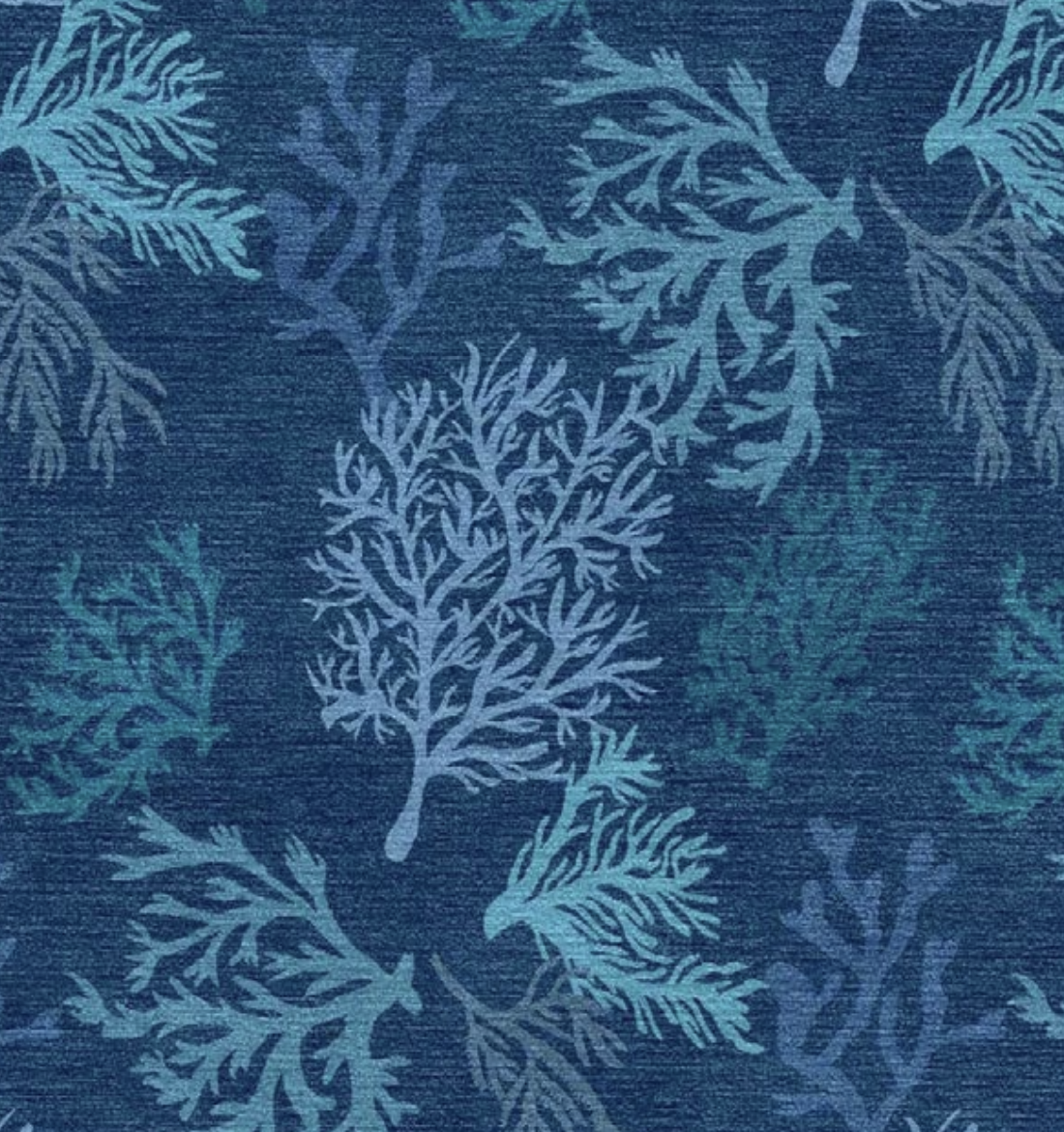CORALS BLUE RUG