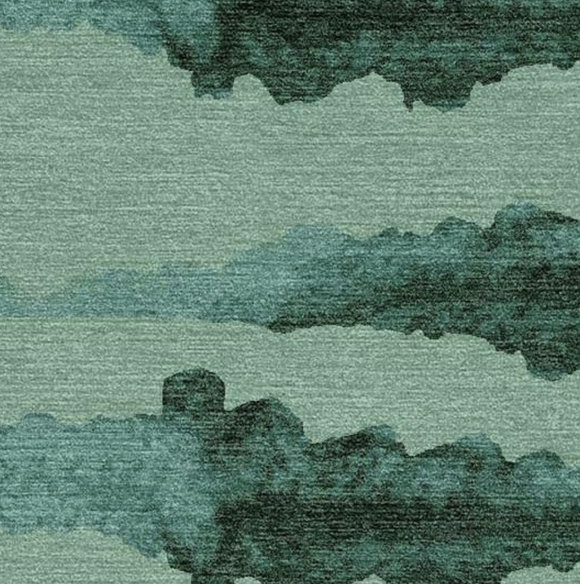 TIE-DYE EMERALD RUG
