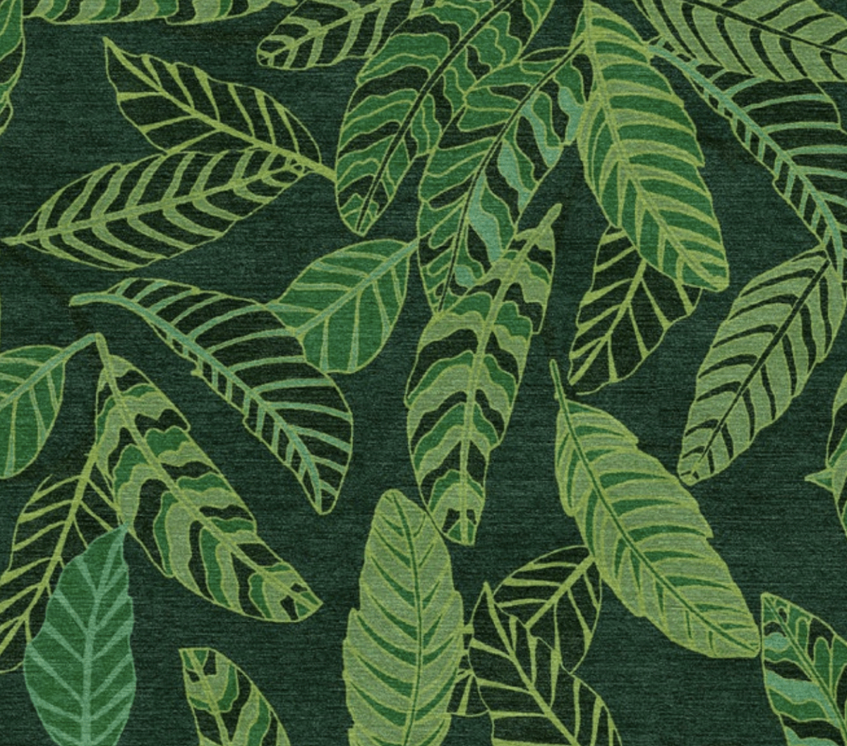BOTANICAL GREEN RUG