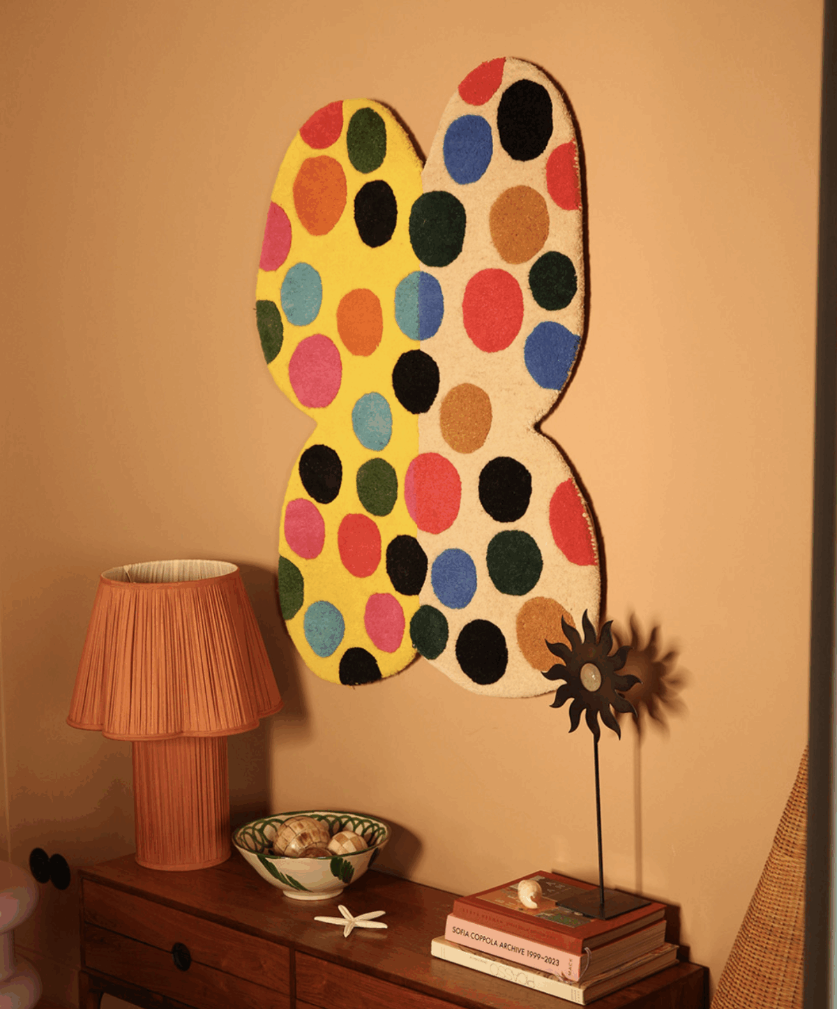 Marley Multi Butterfly Rug Large
