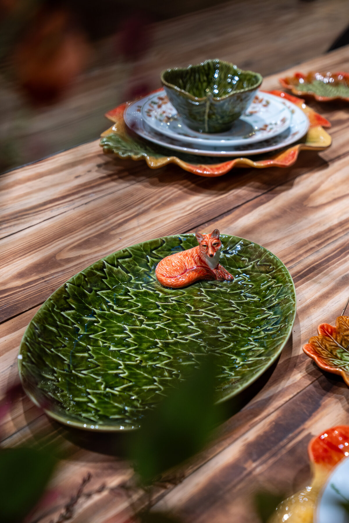 GUDRUN FOX LARGE PLATTER