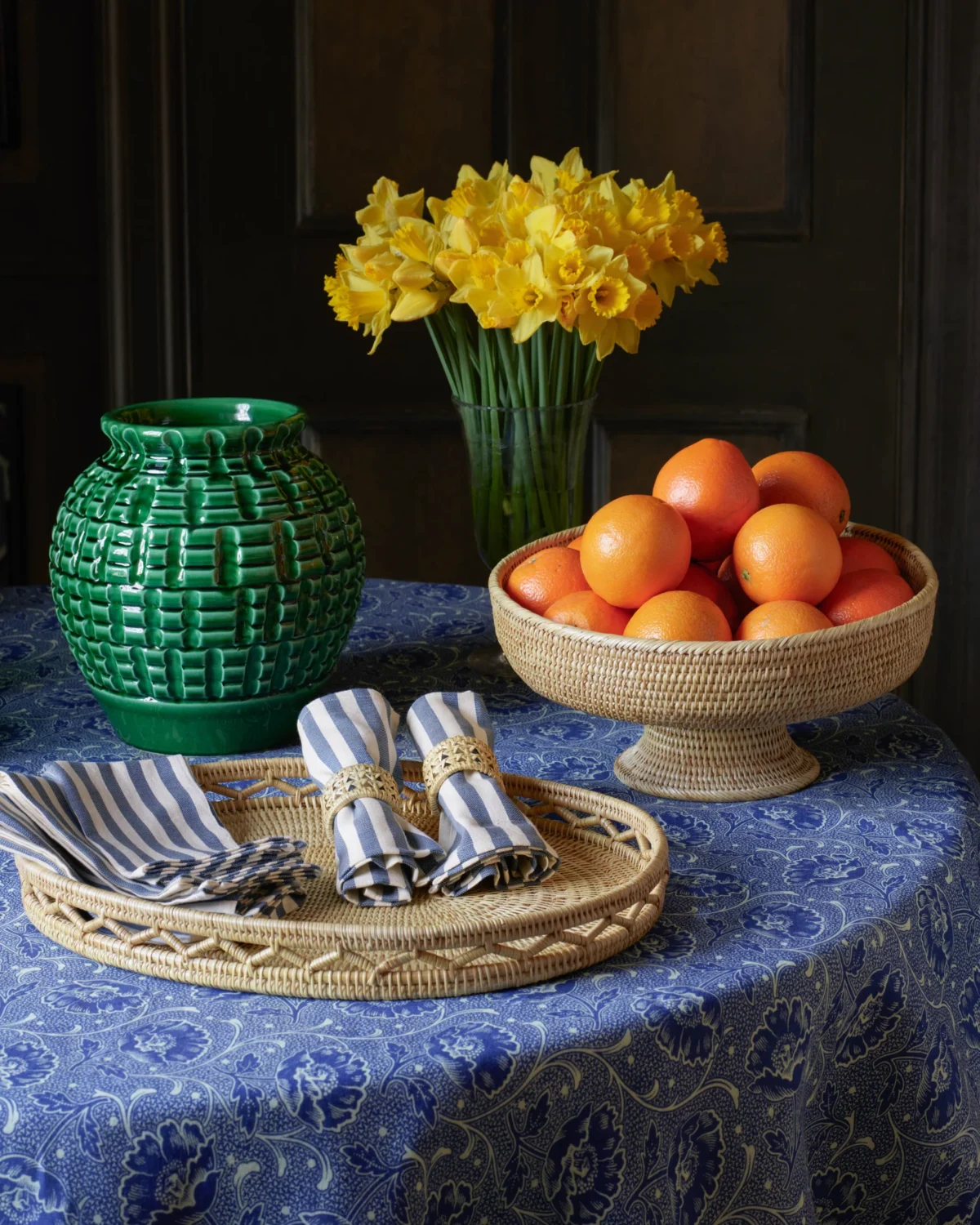 Rattan Sabbia Oval Tray