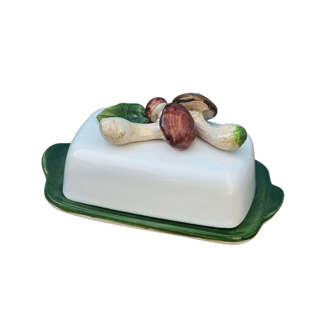 Ceramic Butter dish – Mushrooms