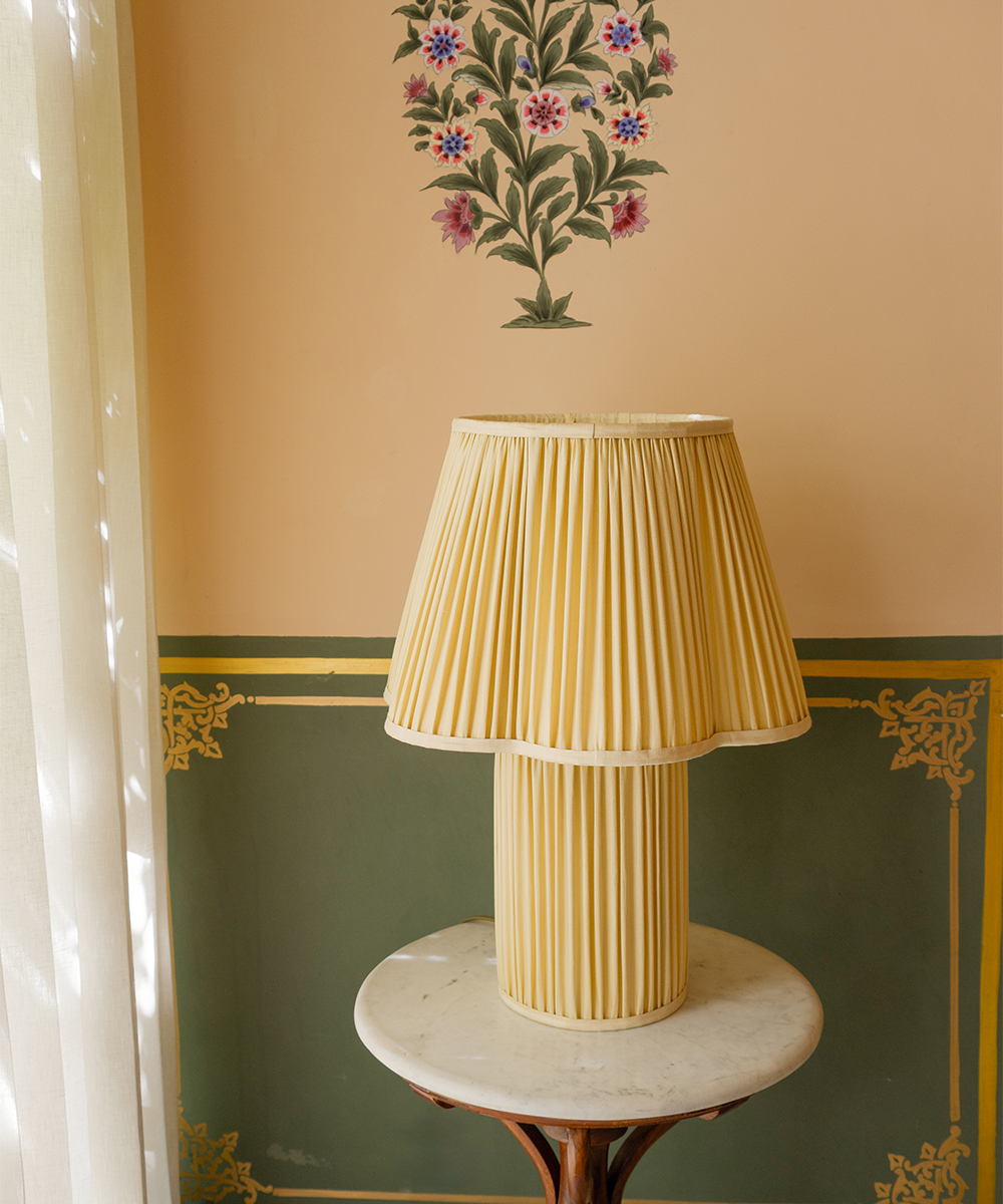 Myra Lamp Silk Buttercup