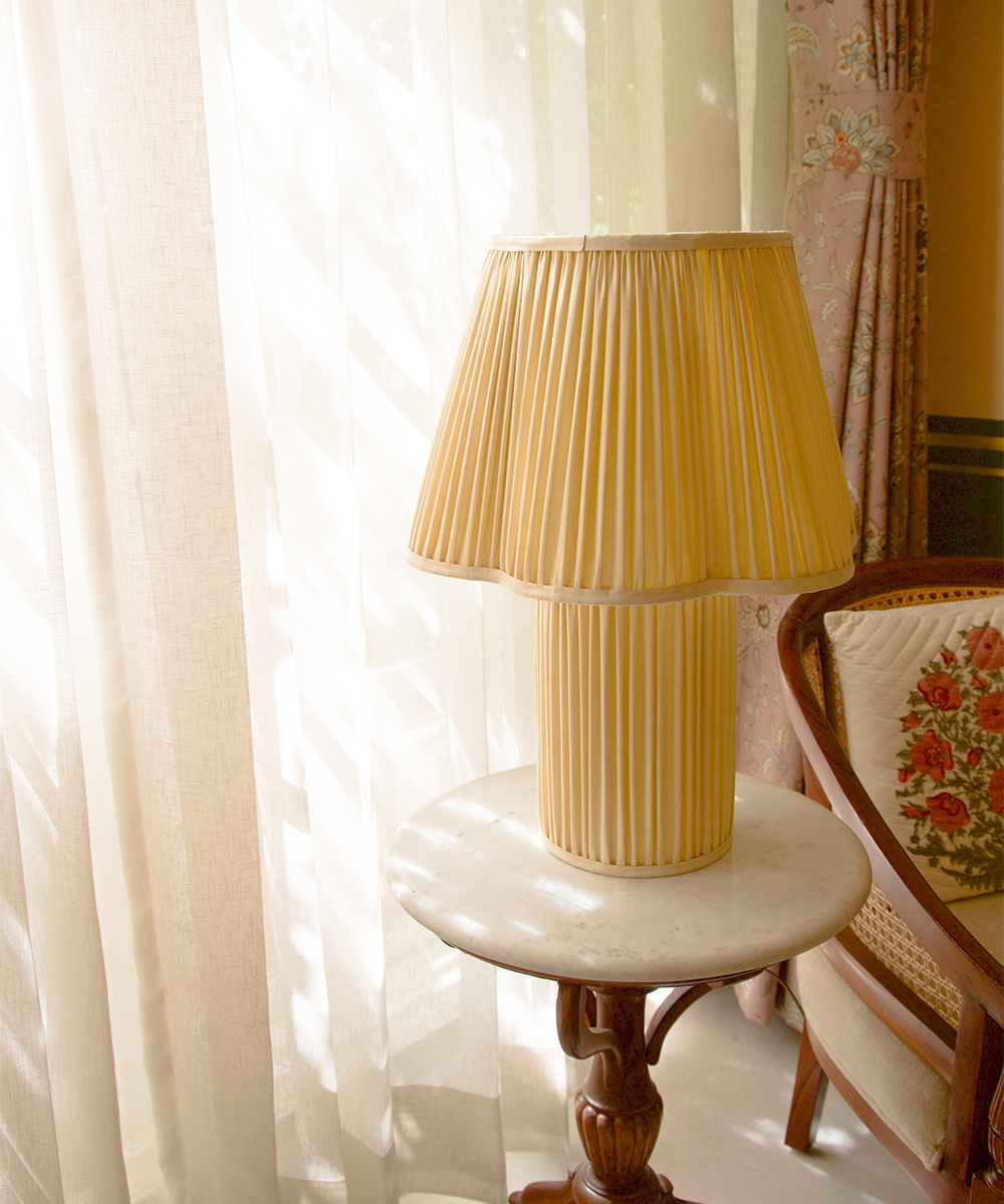 Myra Lamp Silk Buttercup
