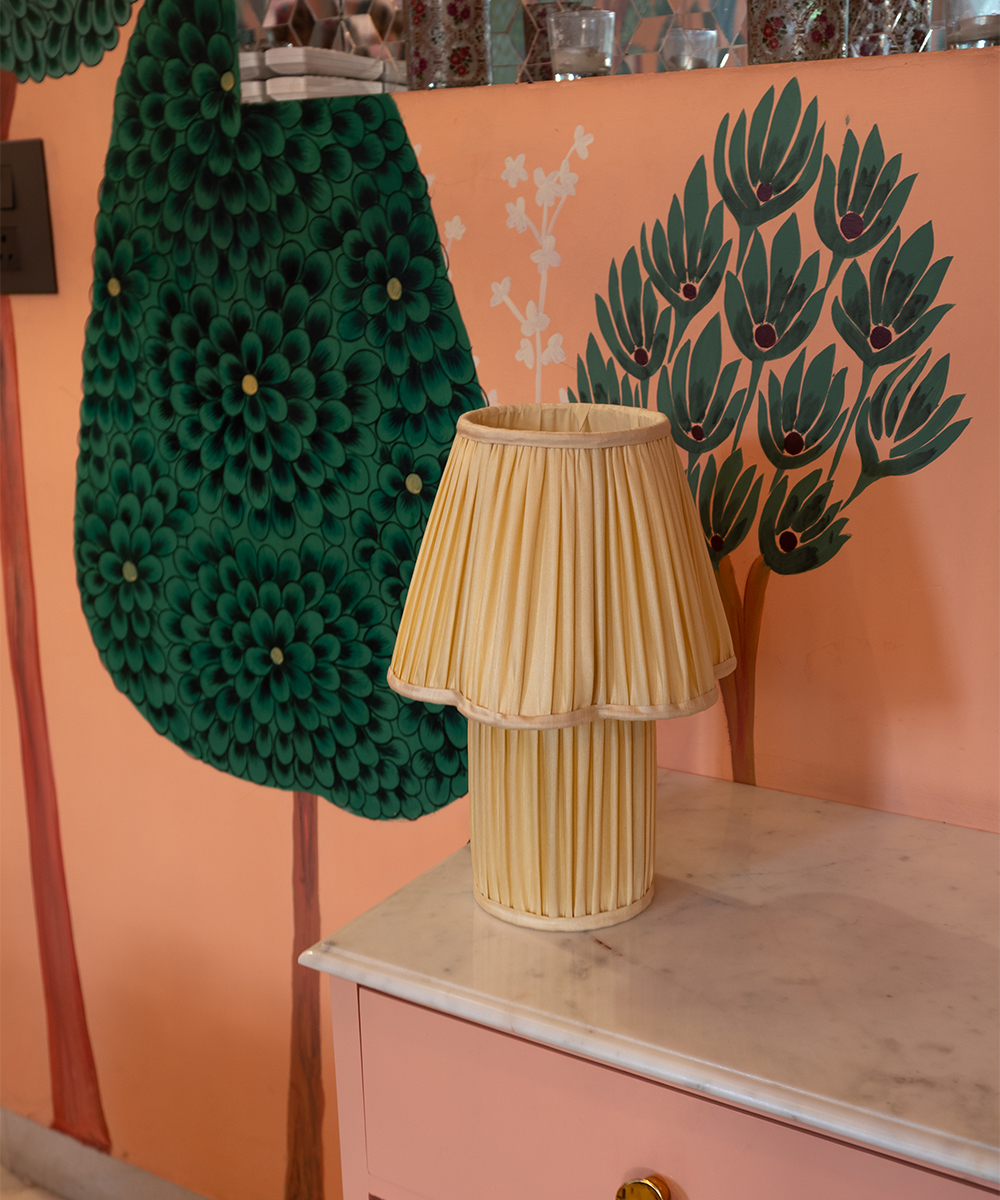 Myra Lamp Silk Buttercup